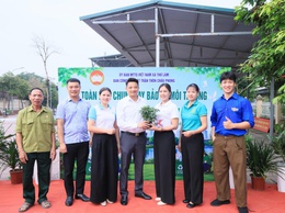 UB MTTQ Việt Nam xã Thư Lâm tổ chức Lễ ra quân phát động Phong trào Toàn dân chung tay bảo vệ môi trường, vì Thủ đô xanh sạch đẹp với chủ đề “ Chung tay hành động vì không khí sạch và giao thông xanh”