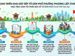 Phường Phương Liệt: Triển khai kế hoạch sắp xếp, giảm tối thiểu 50% số tổ dân phố trong tháng 6/2026