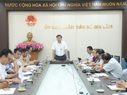 UBND xã Gia Lâm họp triển khai chủ trương và dự kiến phương án thành lập các tổ dân phố trong Khu đô thị Gia Lâm – Vinhomes Ocean Park