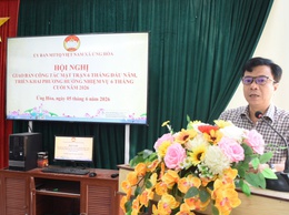 ỦY BAN MTTQ XÃ ỨNG HÒA GIAO BAN CÔNG TÁC MẶT TRẬN 6 THÁNG ĐẦU NĂM 2026.