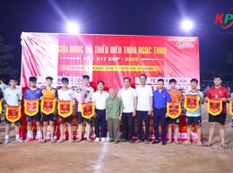 Lễ khai mạc Giải Bóng đá Thiếu niên thôn Ngọc Than lần thứ II năm 2026 – Tranh Cúp U17