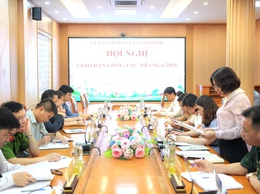 UBND xã An Khánh giao ban công tác tháng 6/2026