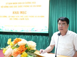 Khai mạc lớp cập nhật, bồi dưỡng kiến thức quốc phòng và an ninh cho đối tượng 4