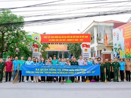 Xã Hồng Vân ra quân hưởng ứng phong trào “toàn dân chung tay bảo vệ môi trường, vì thủ đô xanh - sạch - đẹp” năm 2026.