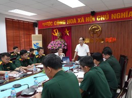 Hội nghị hiệp đồng lực lượng, phương tiện làm nhiệm vụ phòng thủ dân sự với các đơn vị quân đội trên địa bàn phường Phú Diễn năm 2026
