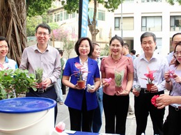 Phường Cửa Nam hưởng ứng phong trào thi đua bảo vệ môi trường