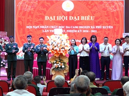 ĐẠI HỘI ĐẠI BIỂU HỘI NẠN NHÂN CHẤT ĐỘC DA CAM/DIOXIN XÃ PHÚ XUYÊN LẦN THỨ I, NHIỆM KỲ 2026 - 2031 THÀNH CÔNG TỐT ĐẸP