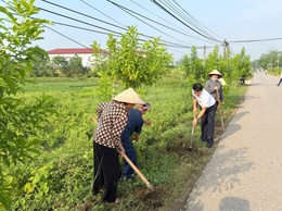 Phường Tùng thiện ra quân hưởng ứng phong trào 