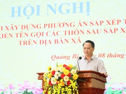UBND xã Quảng Bị tổ chức Hội nghị triển khai xây dựng phương án sắp xếp thôn và dự kiến tên gọi các thôn sau sắp xếp trên địa bàn xã