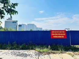 Phường Dương Nội bố trí điểm tập kết rác thải cồng kềnh tại khu đất dịch vụ La Dương -TDP Thành Công