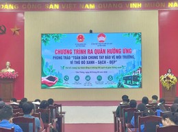 Xã Tiến Thắng phát động phong trào “Toàn dân chung tay bảo vệ môi trường, vì Thủ đô xanh - sạch - đẹp”