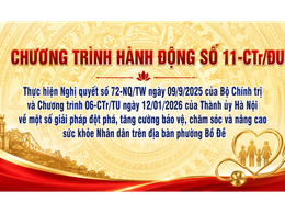 PHƯỜNG BỒ ĐỀ BAN HÀNH CHƯƠNG TRÌNH HÀNH ĐỘNG THỰC HIỆN CÁC GIẢI PHÁP ĐỘT PHÁ NÂNG CAO SỨC KHỎE NHÂN DÂN