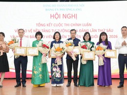 Phường Láng: Vinh danh những hạt nhân xuất sắc trên mặt trận tư tưởng