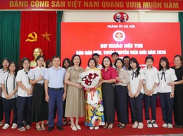 Đồng chí Đinh Thị Hằng đạt Giải Nhì tại vòng sơ khảo Hội thi báo cáo viên, tuyên truyền viên giỏi thành phố Hà Nội năm 2026 – Cụm thi số 7