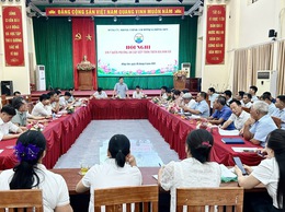 Xã Hồng Sơn tổ chức Hội nghị xin ý kiến phương án sắp xếp thôn trên địa bàn xã