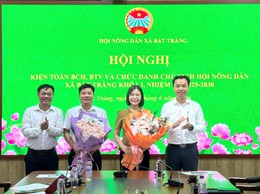 Hội nông dân xã Bát Tràng tổ chức hội nghị bầu bổ sung Ủy viên BCH, BTV và Chủ tịch Hội nông dân xã khóa I, nhiệm kỳ 2025-2030
