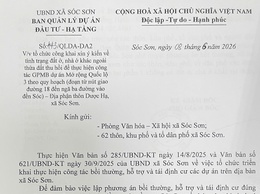 XIN Ý KIẾN NHÂN DÂN VỀ TÌNH TRẠNG ĐẤT Ở, NHÀ Ở PHỤC VỤ GPMB DỰ ÁN MỞ RỘNG QUỐC LỘ 3 (ĐỊA PHẬN: THÔN DƯỢC HẠ, XÃ SÓC SƠN)