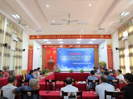 Ủy ban nhân dân xã Phú Nghĩa tổ chức Hội nghị xét giao đất tái định cư đối với hộ gia đình, cá nhân liên quan đến Dự án đầu tư cải tạo, nâng cấp Quốc lộ 6 đoạn Ba La - Xuân Mai