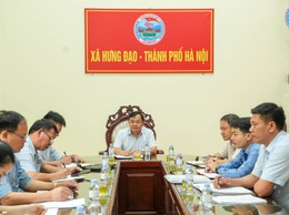 UBND XÃ HƯNG ĐẠO TỔ CHỨC HỘI NGHỊ TẬP THỂ UBND XÃ MỞ RỘNG TUẦN 24 NĂM 2026