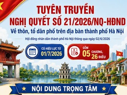 Thông tin, tuyên truyền Nghị quyết 21 của HĐND thành phố về sắp xếp thôn, tổ dân phố