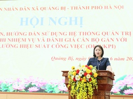 Xã Quảng Bị tập huấn quản trị công việc trên HanoiWork
