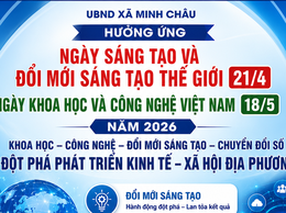 Xã Minh Châu đẩy mạnh phong trào đổi mới sáng tạo và chuyển đổi số, lan tỏa tinh thần sáng tạo trong cộng đồng