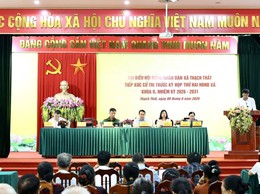 ĐẠI BIỂU HĐND XÃ THẠCH THẤT TIẾP XÚC CỬ TRI TRƯỚC KỲ HỌP THƯỜNG LỆ GIỮA NĂM 2026