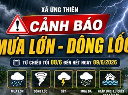ỨNG THIÊN CHỦ ĐỘNG ỨNG PHÓ MƯA LỚN, DÔNG LỐC VÀ THIÊN TAI