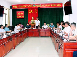 UBND XÃ PHÚC SƠN TỔ CHỨC HỘI NGHỊ ĐÁNH GIÁ KẾT QUẢ THỰC HIỆN NHIỆM VỤ VÀ TRIỂN KHAI NHIỆM VỤ TRỌNG TÂM THỜI GIAN TIẾP THEO