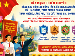 ĐẢNG ỦY XÃ THƯỢNG PHÚC ĐẨY MẠNH TUYÊN TRUYỀN NÂNG CAO HIỆU LỰC CÔNG TÁC KIỂM TRA, GIÁM SÁT VÀ PHÒNG, CHỐNG THAM NHŨNG, LÃNG PHÍ, TIÊU CỰC