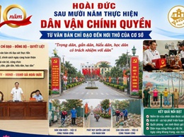 Hoài Đức sau mười năm thực hiện dân vận chính quyền - Từ văn bản chỉ đạo đến hơi thở của cơ sở