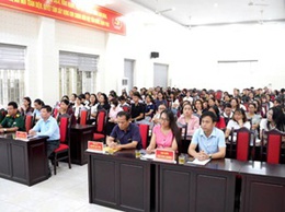 Hoài Đức khai mạc lớp bồi dưỡng kiến thức quốc phòng và an ninh cho 180 cán bộ, đảng viên đối tượng 4 năm 2026