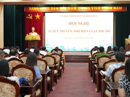 UBND xã Hoài Đức tổ chức tuyên truyền Luật thủ đô năm 2026