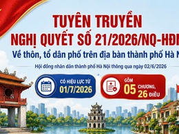 Nghị quyết số 21/2026/NQ-HĐND về tổ chức và hoạt động của Thôn, Tổ dân phố; Chức danh, số lượng, chế độ, chính sách đối với người hoạt động không chuyên trách ở thôn, tổ dân phố trên địa bàn Thành phố Hà Nội