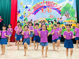 Liên chi đoàn khu vực Tân Lập tổ chức hoạt động Hè sôi nổi cho Thiếu nhi.