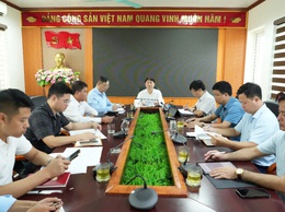 Lãnh đạo xã Thuận An kiểm tra và làm việc với Công ty Phúc Thịnh về công tác quản lý đất đai
