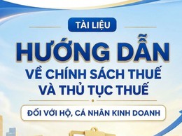 BỘ TÀI LIỆU DÀNH RIÊNG CHO HỘ, CÁ NHÂN KINH DOANH