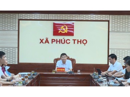 Phúc Thọ tiếp sóng Hội nghị Hà Nội đánh giá một năm vận hành bộ máy của hệ thống chính trị và chính quyền địa phương hai cấp