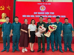 Xã Thanh Trì đạt giải Ba sơ khảo Hội thi Báo cáo viên, tuyên truyền viên giỏi cụm 7