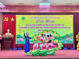 Xã Phúc Thọ kỷ niệm 85 năm Ngày truyền thống Người cao tuổi Việt Nam và tổ chức Liên hoan Tiếng hát dân ca năm 2026