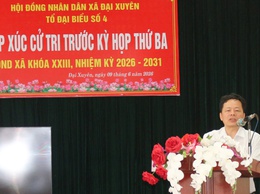 Tổ đại biểu số 4 HĐND xã tiếp xúc cử tri trước kỳ họp thứ Ba khoá XXIII, nhiệm kỳ 2026-2031
