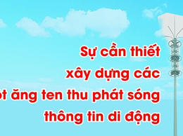 Sự cần thiết xây dựng các Cột ăng ten thu phát sóng thông tin di động