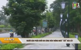 Người dân phấn khởi khi công viên Thống Nhất được 