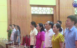 XÃ VÂN ĐÌNH TỔ CHỨC LỄ CHÀO CỜ VÀ SINH HOẠT CHÍNH TRỊ DƯỚI CỜ THÁNG 8/2025