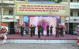 Lễ khai giảng trực tuyến trường THPT Trần Đăng Ninh, năm học 2025-2026