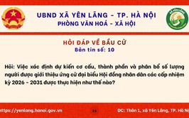 BẢN TIN 10 HỎI ĐÁP VỀ BẦU CỬ QUỐC HỘI KHÓA XVI VÀ HĐND CÁC CẤP NHIỆM KỲ 2026-2031