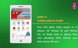 Hướng dẫn theo dõi và thực hiện xử phạt vi phạm giao thông qua ứng dụng Công dân Thủ đô số - iHanoi