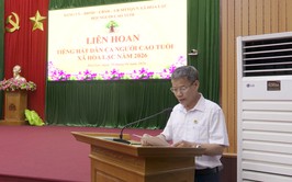 Sôi nổi Liên hoan tiếng hát dân ca người cao tuổi xã Hòa Lạc lần thứ Nhất năm 2026