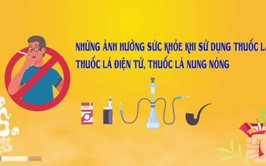 Những ảnh hưởng sức khoẻ khi sử dụng thuốc lá, thuốc lá điện tử, thuốc lá nung nóng