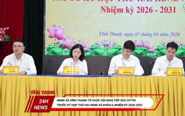 HĐND xã Vĩnh Thanh tổ chức hội nghị tiếp xúc cử tri trước kỳ họp thứ Hai, HĐND xã khóa II, nhiệm kỳ 2026 – 2031